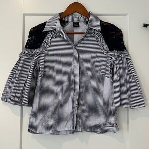 PINKO Striped Blouse